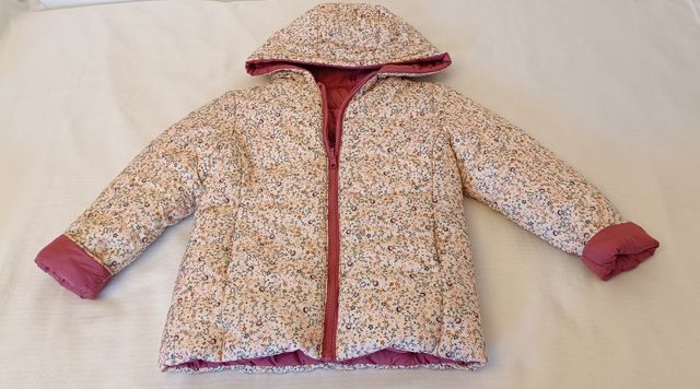 Ocasión. Parka reversible de niña T.7-8 años