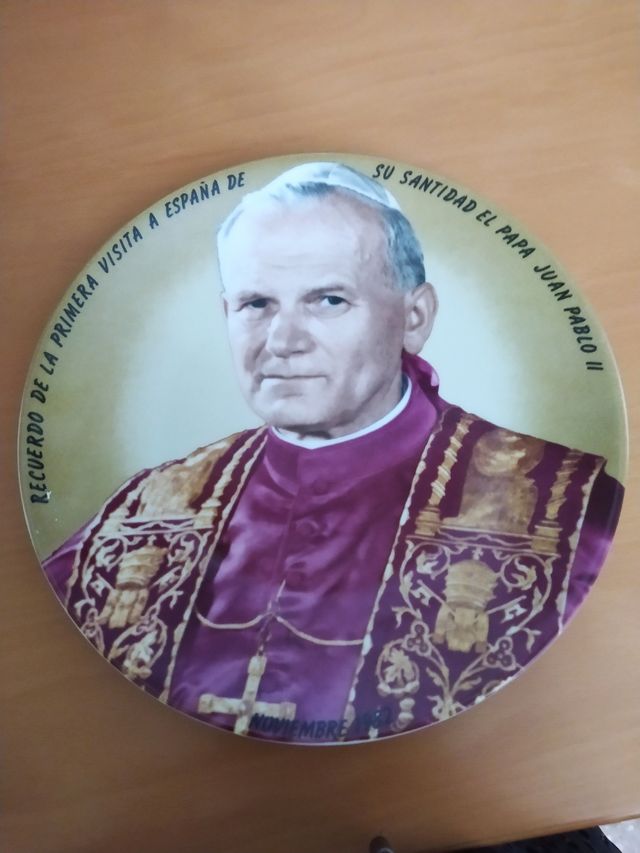 Plato porcelana decoración