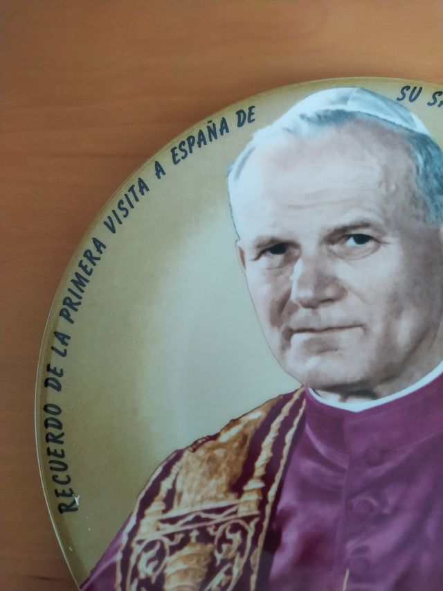 Plato porcelana decoración