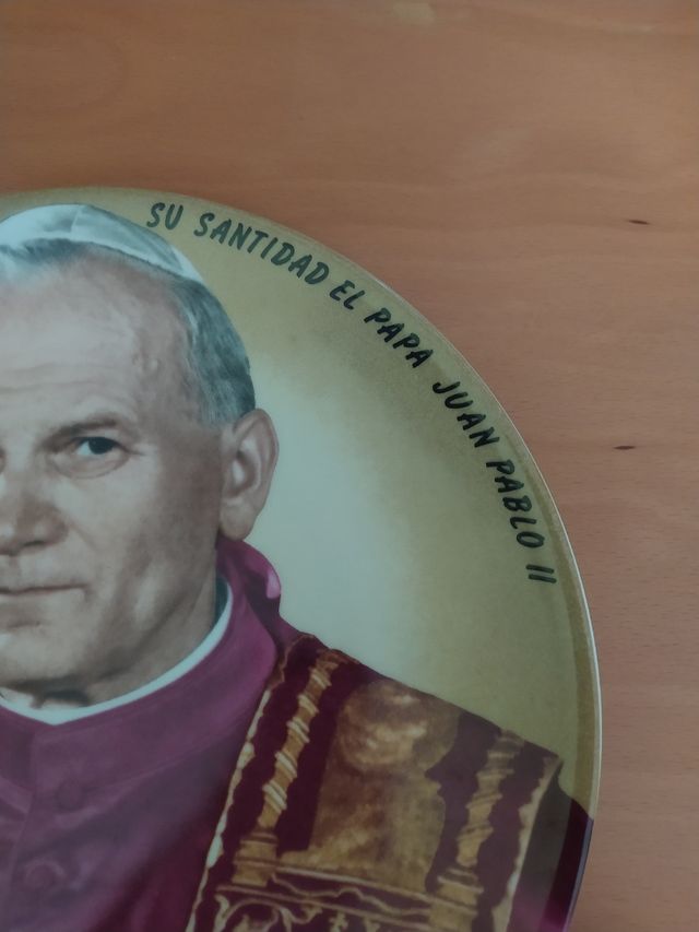 Plato porcelana decoración