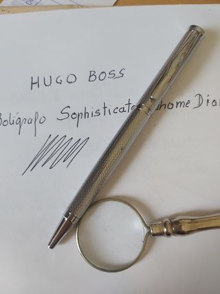 Boligrafo cromado. HUGO BOSS."NUEVO"