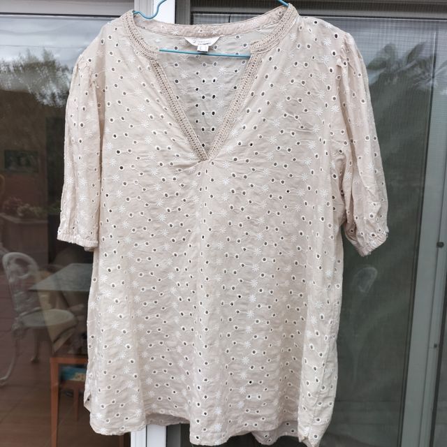 Camisa Batista bordada