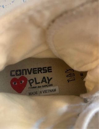 Converse x Comme Des Garçons Blanco