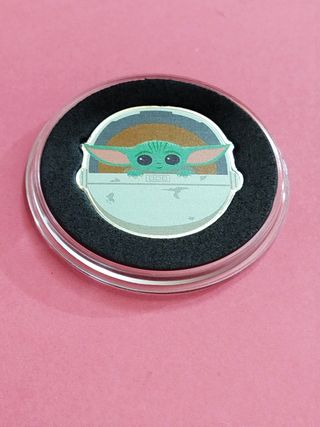 Moneda mandalorian Baby Yoda