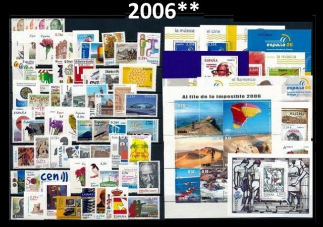 FRANCOBOLLI SPAGNOLI 2006 COMPLETI E NUOVI MNH**
