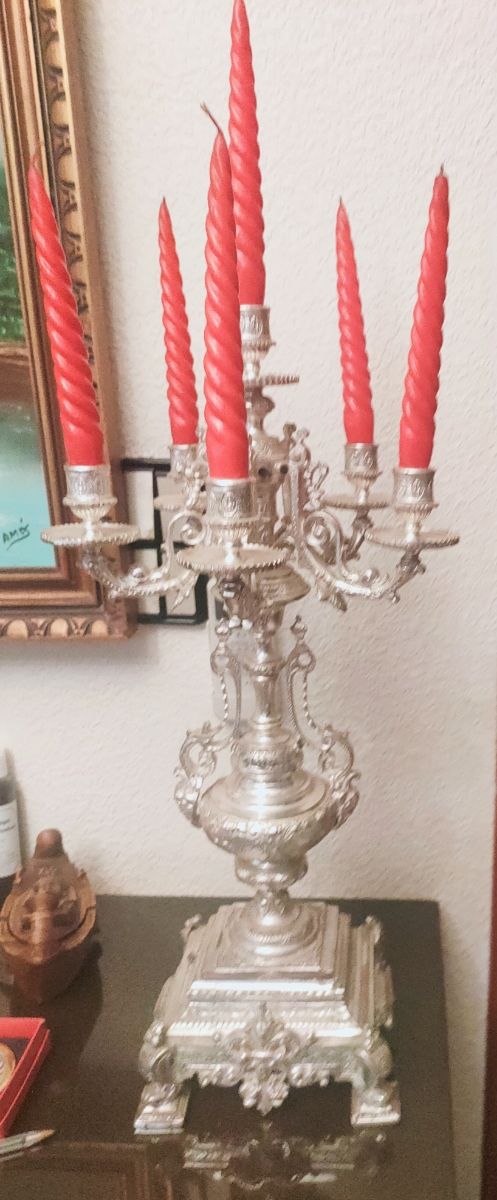 Pareja de Candelabros. 7,2kg cada uno