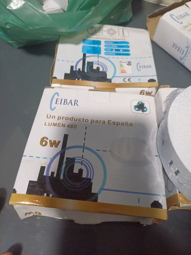 10 Plafon luz Led 6w