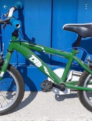 Bicicleta niño de 16 verde