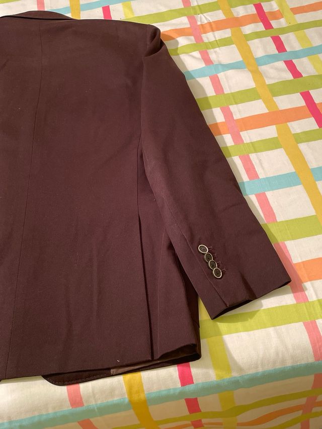 Americana marron Massimo Dutti