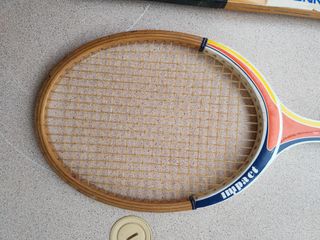 Raquetas de tenis antiguas de madera