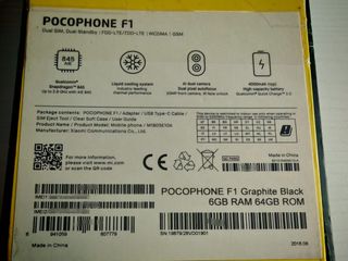 Xiaomi Pocophone F1 + 4fundas 64ROM