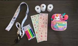 Cámara instantánea niños color lila 1080P