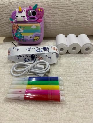 Cámara instantánea niños color lila 1080P