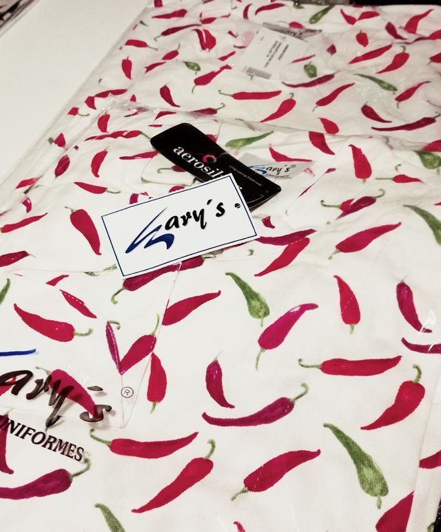 Chaqueta Cocina Unisex Guindillas