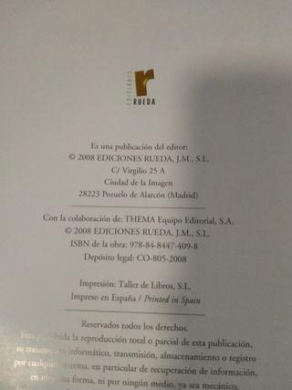 Libro Andalucía, su cultura, arte, etc..