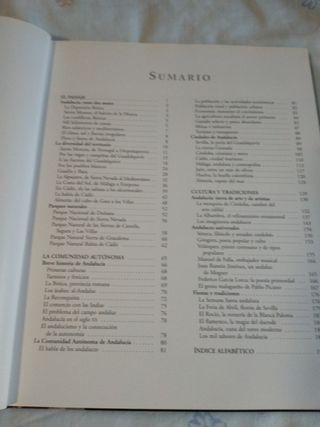 Libro Andalucía, su cultura, arte, etc..