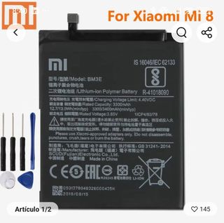 Bateria Xiaomi Mi 8