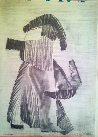 Litografía original Francisco Leiro 1999