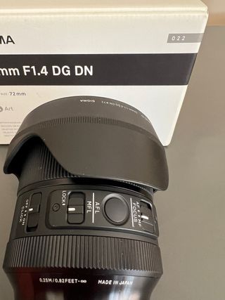 Sigma 24mm 1.4 sony ultima version está nuevo