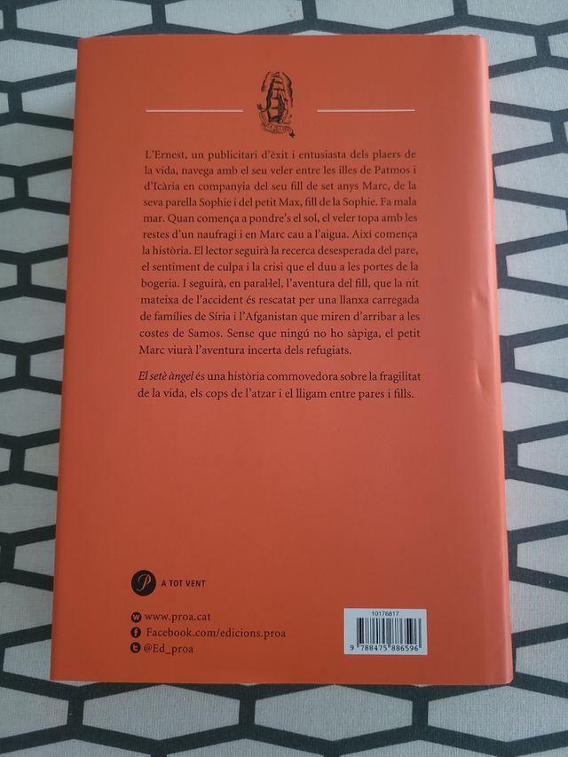 El setè àngel: Premi Sant Jordi 2016