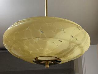 Lampadario vintage rotondo anni 50/60 originario
