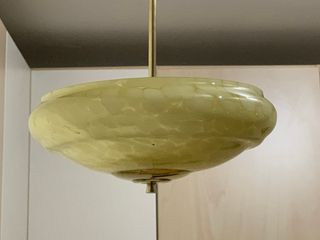 Lampadario vintage rotondo anni 50/60 originario