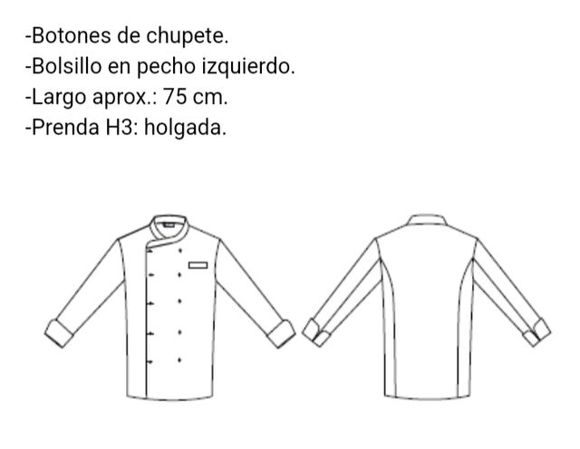 Chaqueta Cocina Unisex
