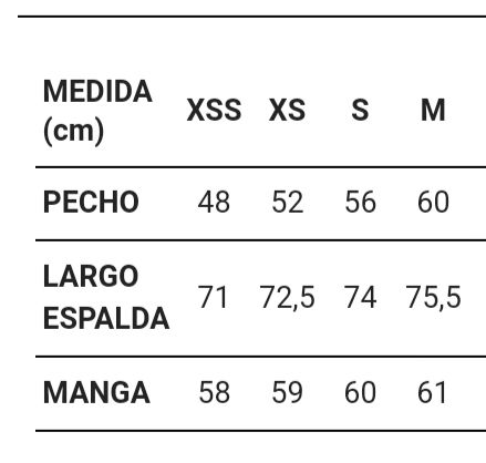 Chaqueta Cocina Unisex