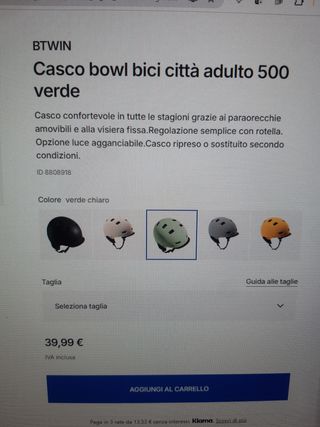 Casco bici/monpattino