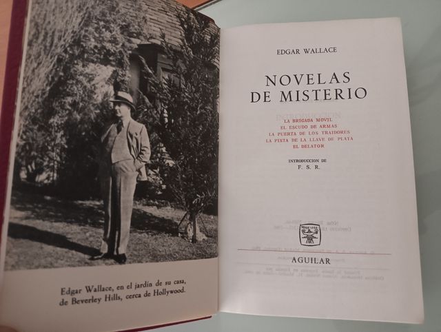 ✅ EDGAR WALLACE NOVELAS DE MISTERIO AGUILAR