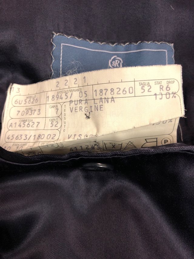 Cappotto uomo blu notte