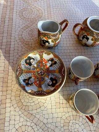 Servizio caffè porcellana Japan Geisha