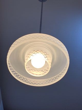 Lampadario vintage tondo anni  50/60 originario