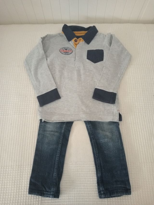 Vaquero y polo niño