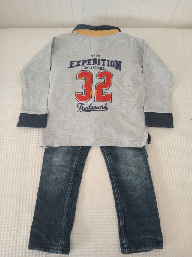 Vaquero y polo niño