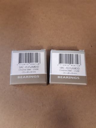 2x RODAMIENTO CEMA 15268 15X26X8