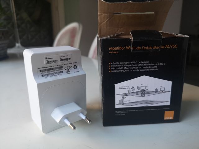 Repetidor wifi doble banda AC750