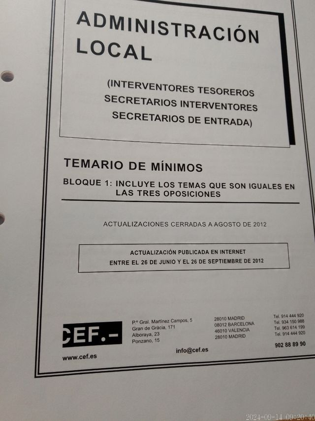 Libros de oposiciones