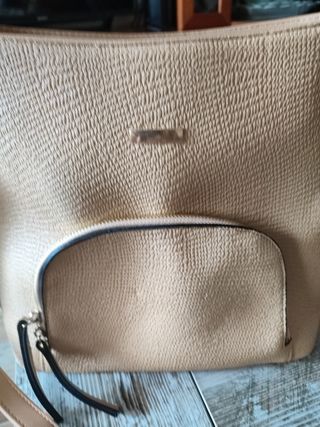 Bolso bandolera beige nuevo
