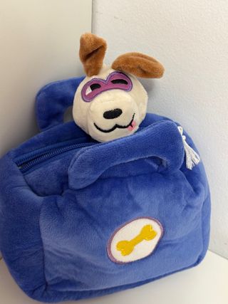 Peluche perro superhéroe