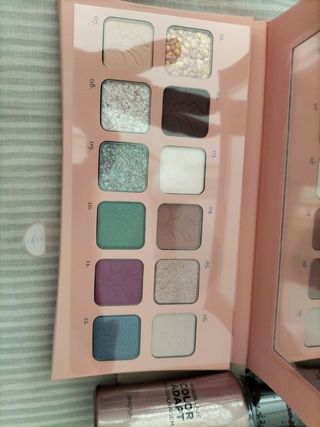 Lote neceser y paleta de sombras 