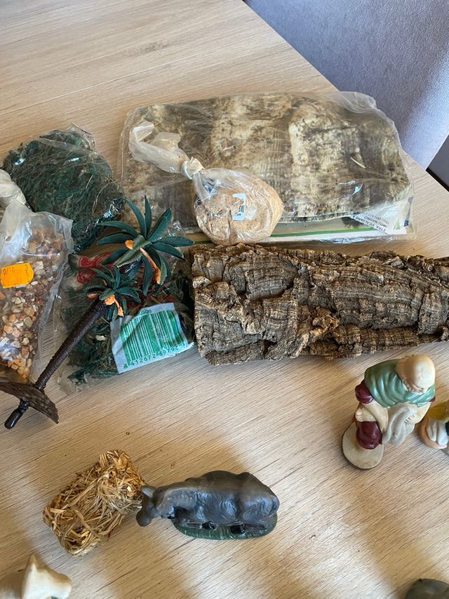 Belén Navideño de cerámica completo