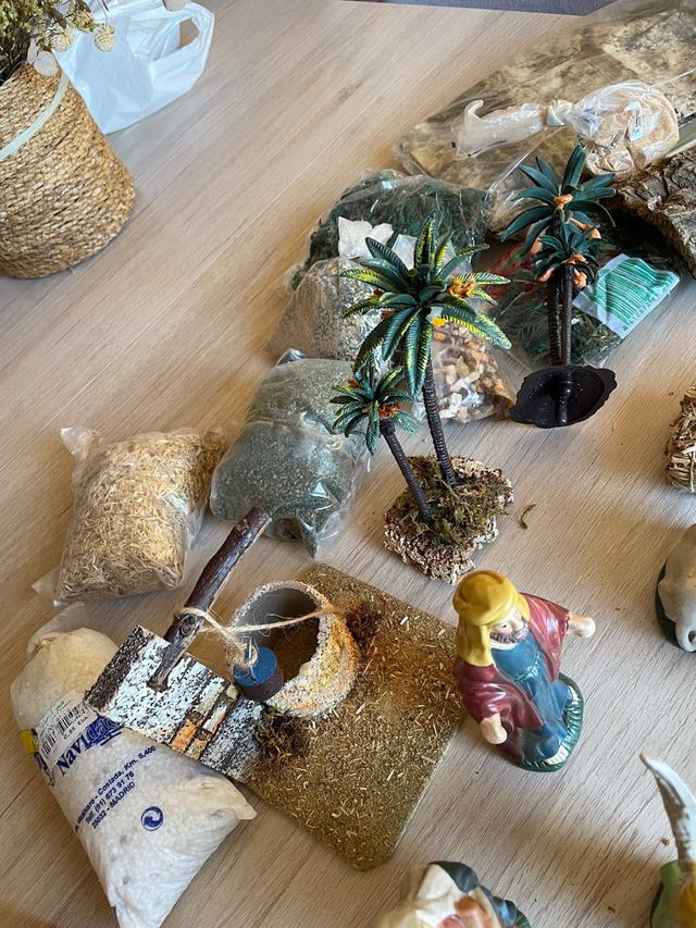 Belén Navideño de cerámica completo