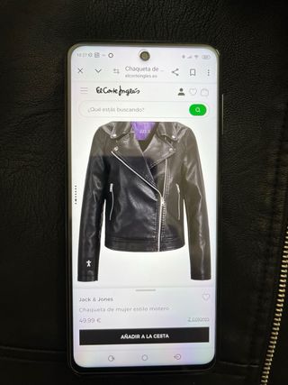 Cazadora biker mujer. Jack Jones