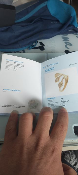 Anillo de oro de 18k