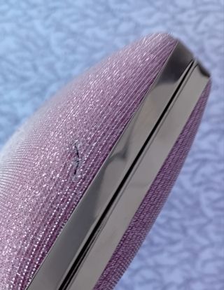 Clutch de glitter rosa