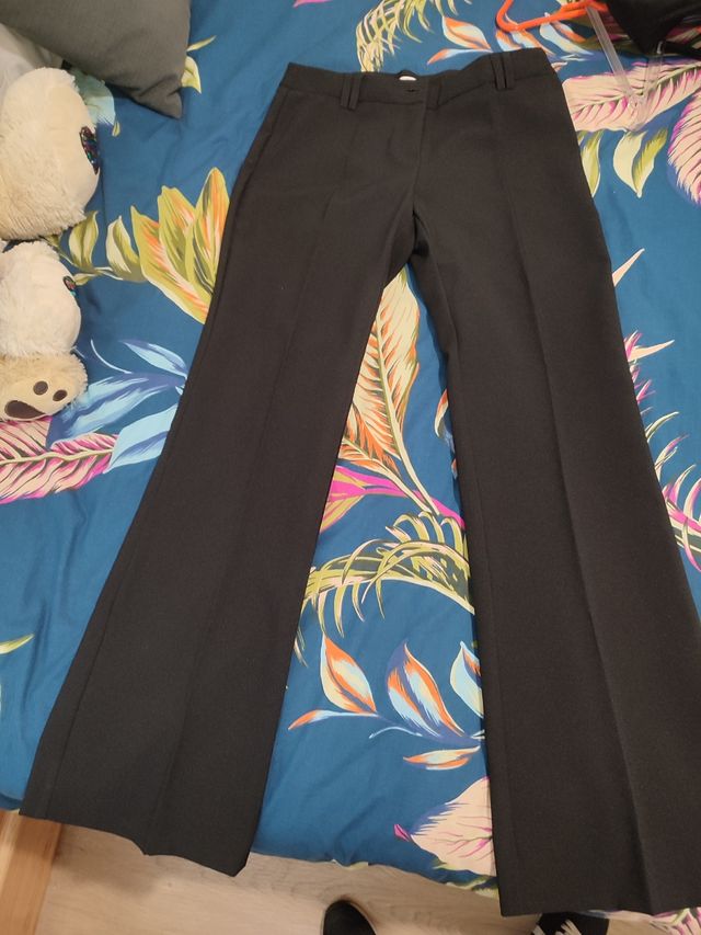 Pantalón vestir negro,mujer,talla 38