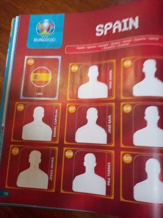 Album figurine calciatori euro 2020 panini [vuoto]