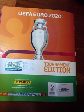 Album figurine calciatori euro 2020 panini [vuoto]