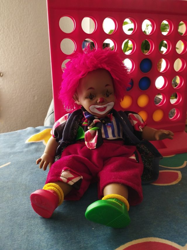 Muñeco payaso vintage Arias